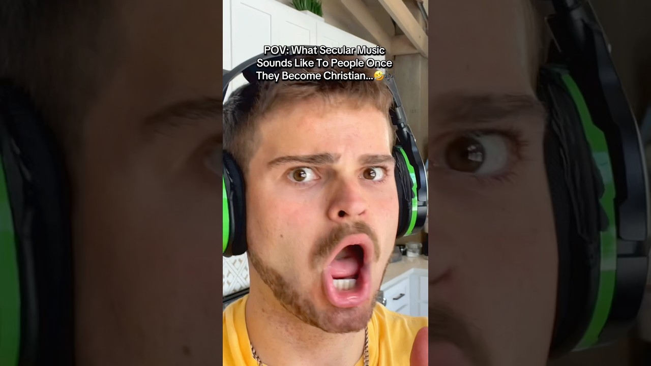 How Secular Music Sounds To Christians&hellip;😭🎶 (SO TRUE) #JesusLovesYou #Christian #Jesus #God #Funny