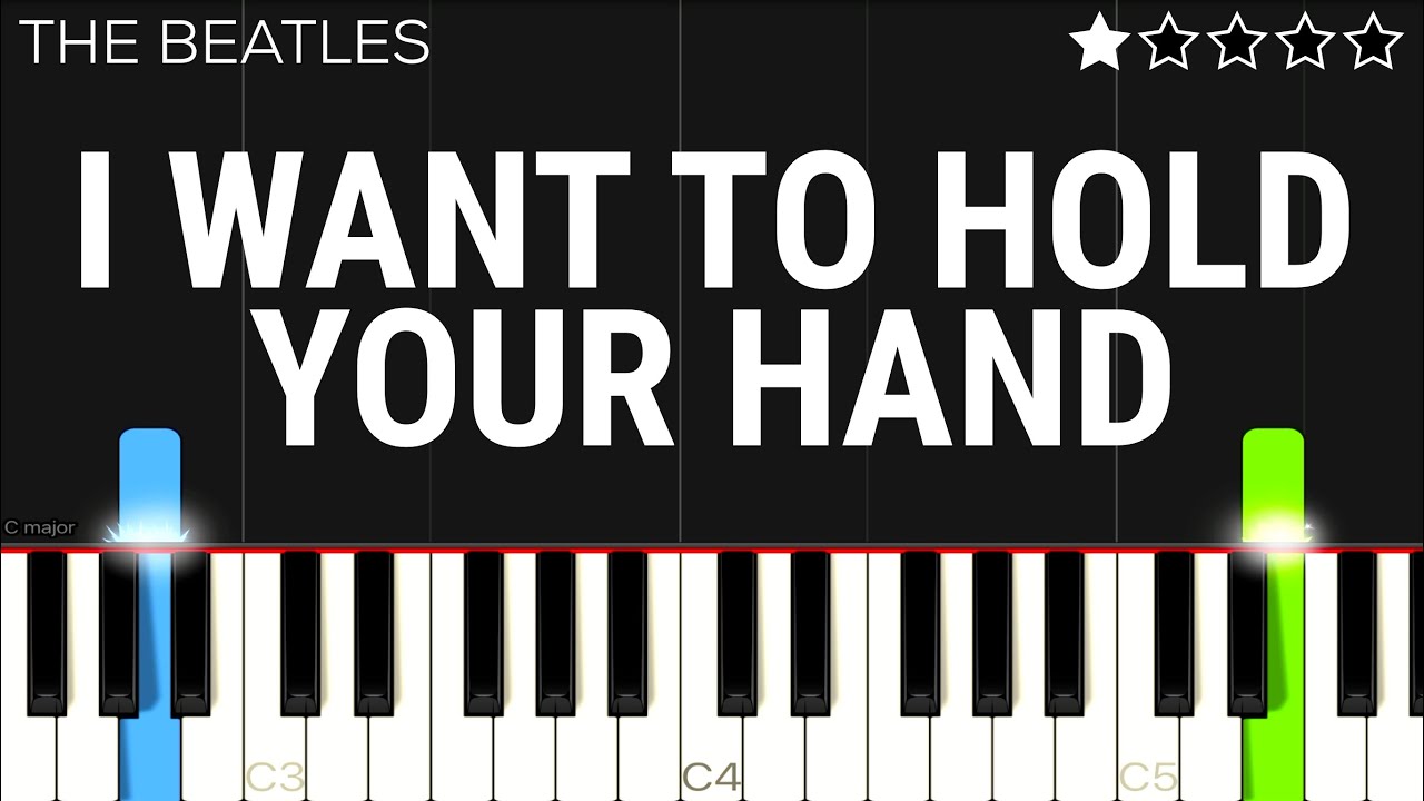 The Beatles - I Want To Hold Your Hand | EASY Piano Tutorial