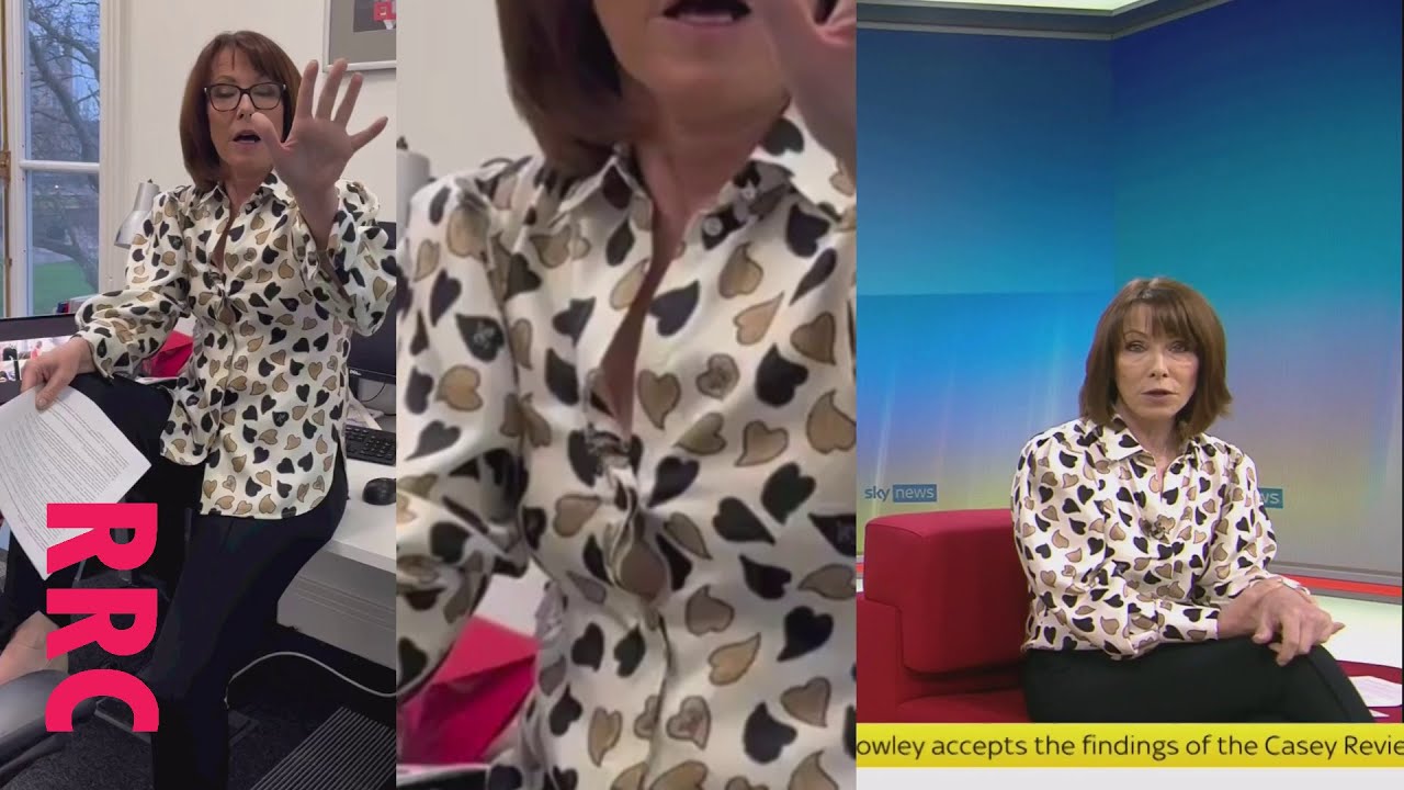 Kay Burley @fun little blouse gape 😳