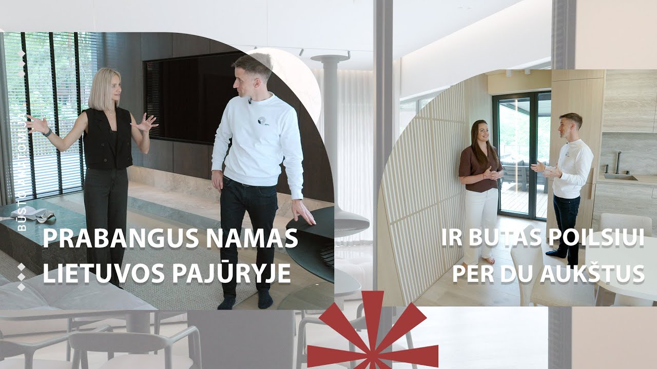 108. Prabangus namas gyvenimui Lietuvos pajūryje ir butas poilsiui su įspūdinga terasa