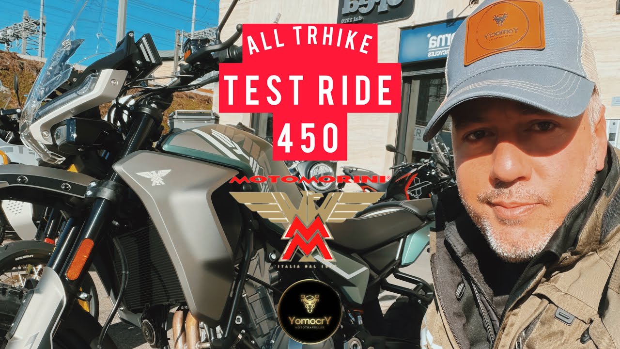 Test ride Moto Morini All Trhike 450 | YOMOCRY
