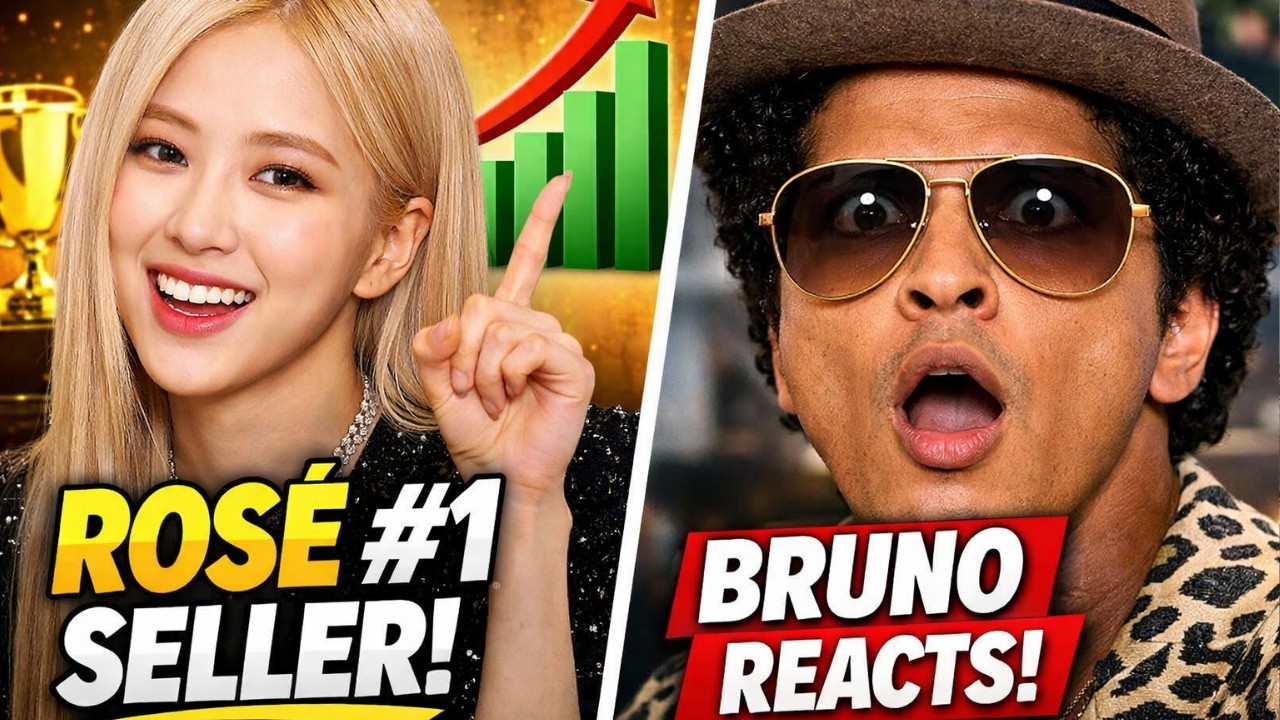Rosé Named Top Seller by Warner Music Group — Bruno Mars' Reaction Sends Fans into a Frenzy