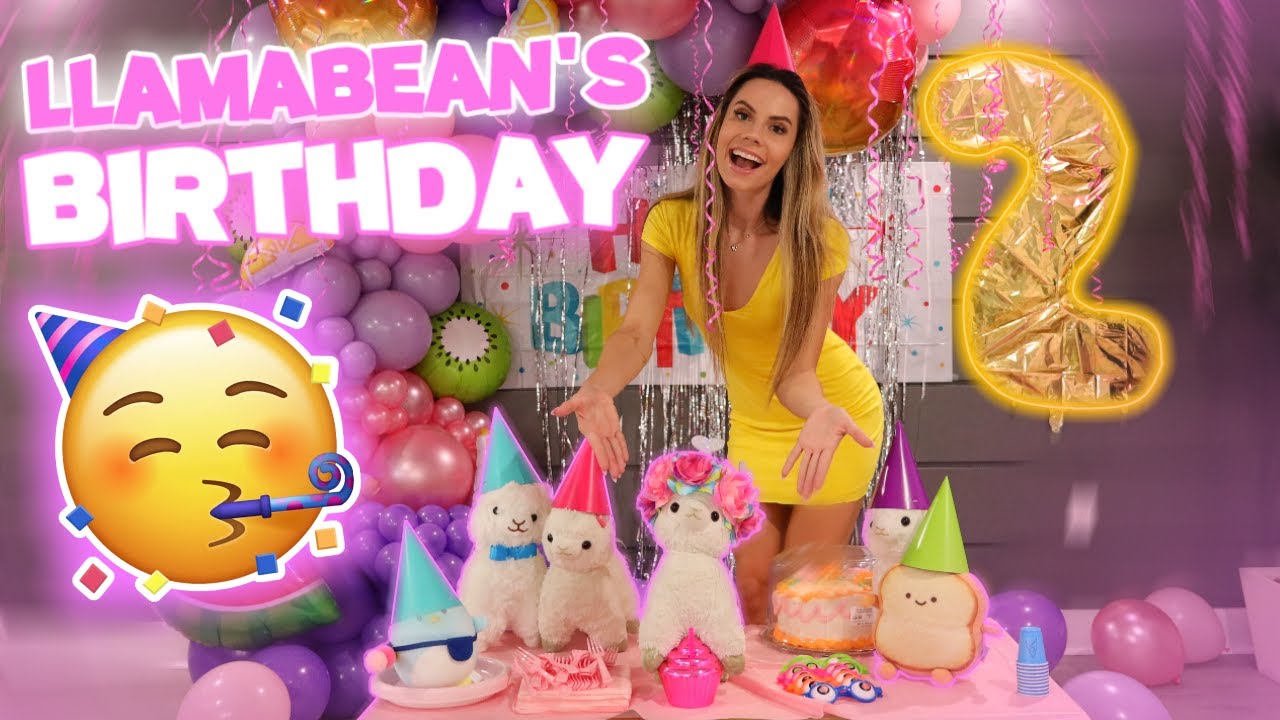 BIGGEST SURPRISE PARTY EVER !! LLAMABEANS 2nd BIRTHDAY !!
