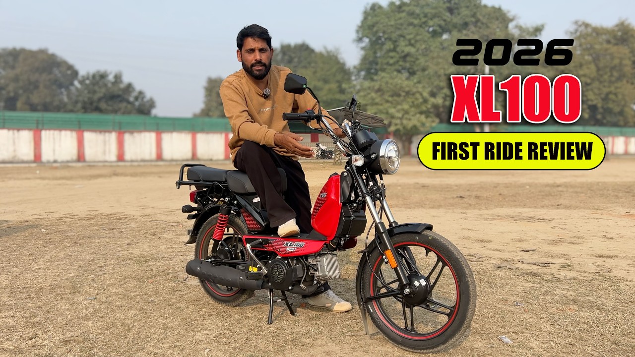 New Tvs XL100 Heavy Duty 2026 Model First Ride Review