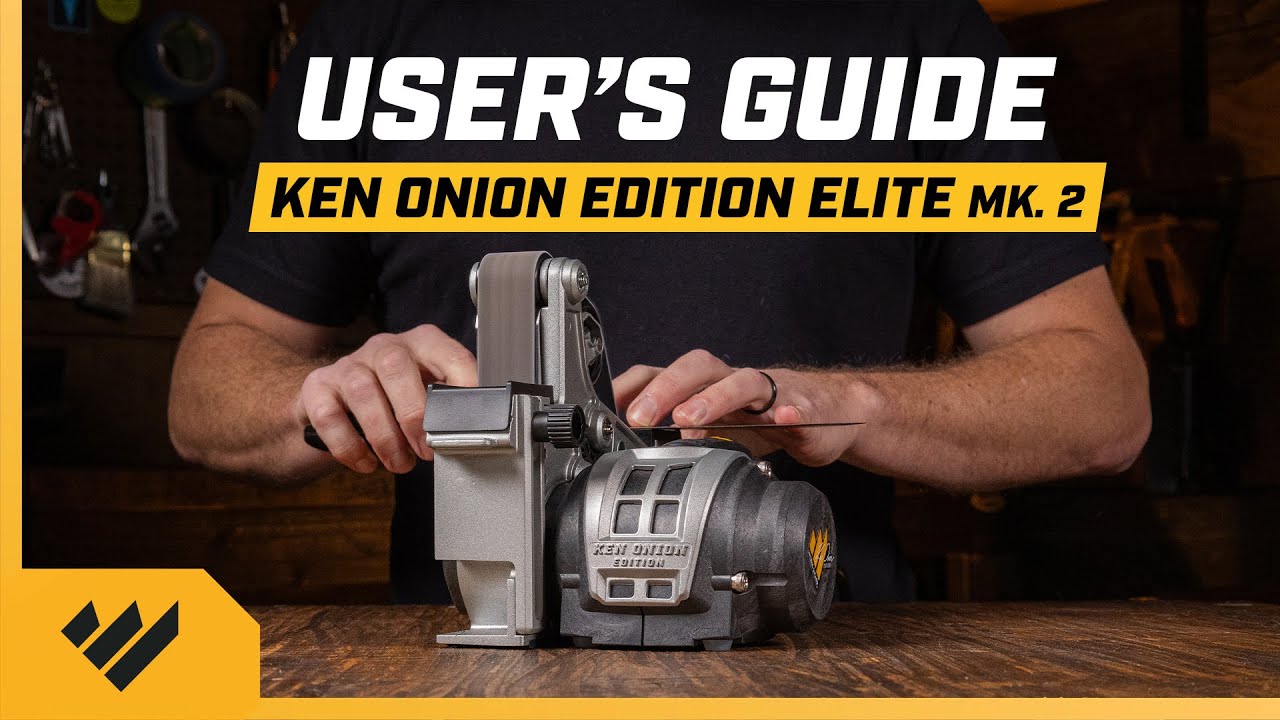 Руководство пользователя Ken Onion Edition Mk2 Elite для точилки ножей и инструментов