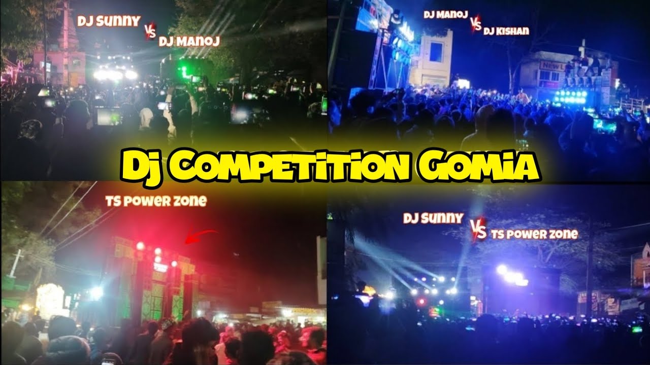 Dj Competition Gomia 2025 || Dj Kishan || Dj Manoj || Dj Sunny || TS Power Zone || The Power of Bass