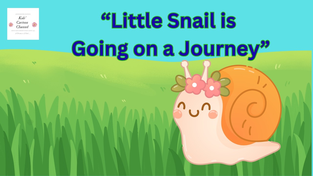 Little Snail Is Going on a Journey 🐌🌍 | Fun Kids Action Song | Animal Poem for Children