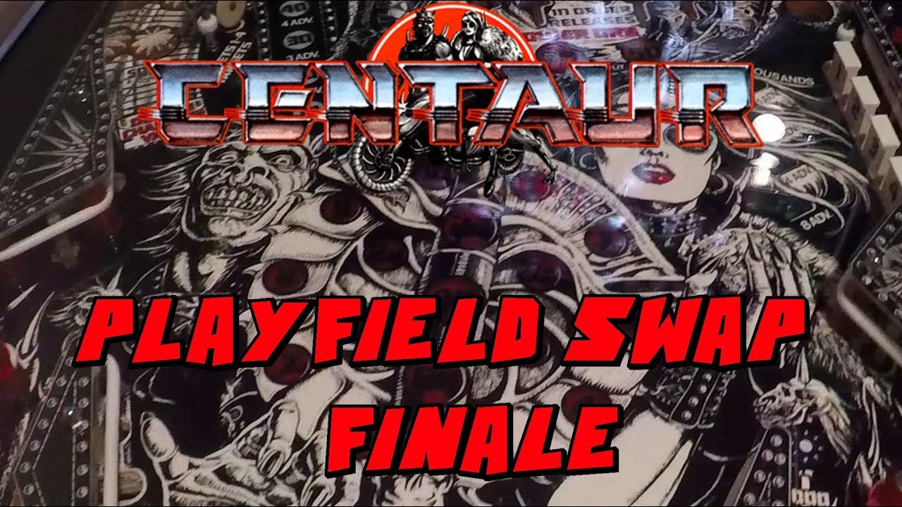 Centaur Pinball Playfield Swap Process Finale