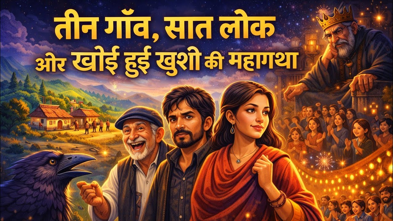 तीन गांव सात लोक और खोई हुई खुशी की महागथा💯😍||@Sachinvoiceofficial 