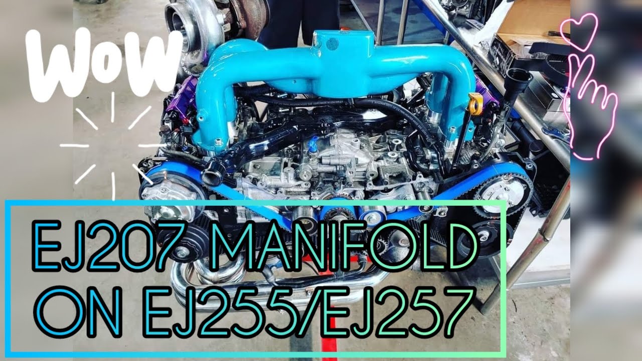EJ207 Manifold Install on EJ255/EJ257
