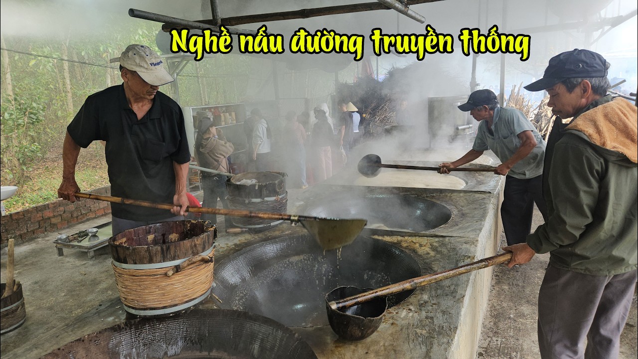 Nghề nấu đường nỗi tiếng từng có nguy cơ thất truyền nay được tái hiện ở lò đường đất Quảng