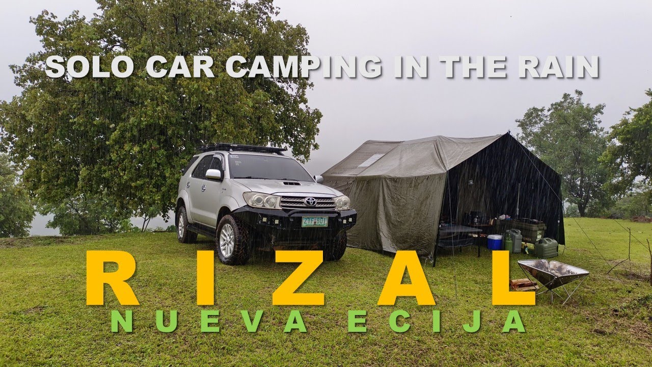 SOLO CAR CAMPING | Nueva Ecija | New Campsite | Coody 8.0 | Camping in the rain