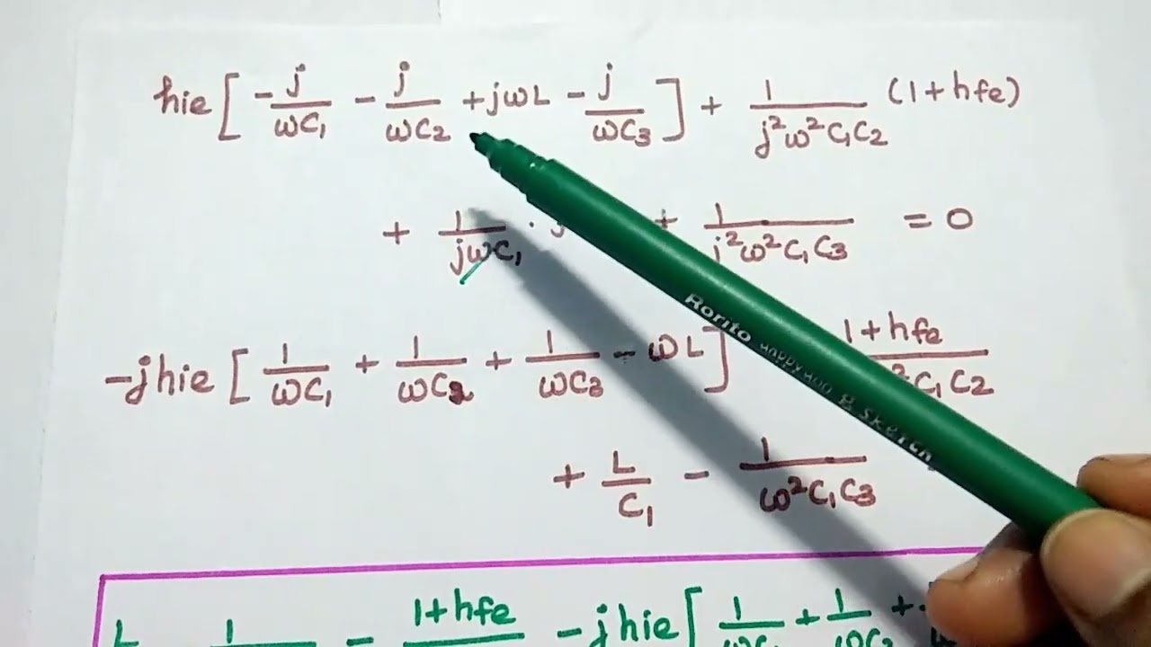 Clapp Oscillator - Operation - Frequency of Oscillation - EC8452