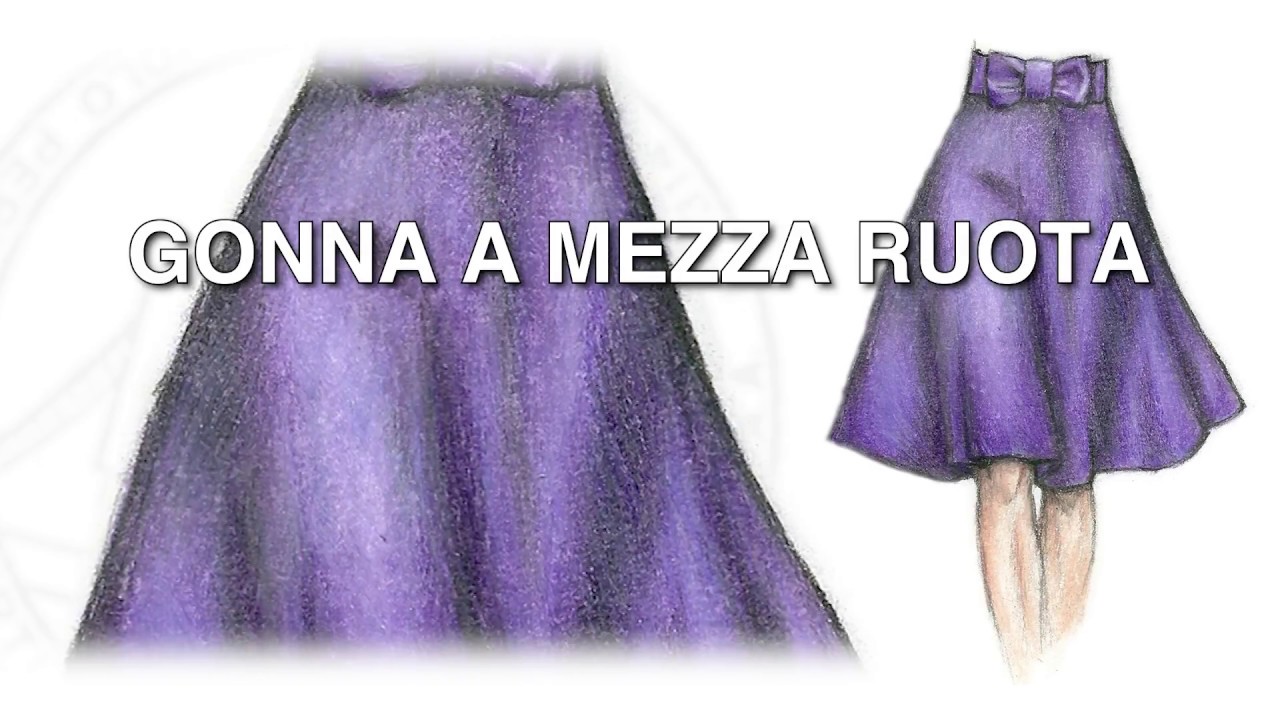 Gonna a mezza ruota - Scuola Modellisti Sarti Elisabetta Miniussi