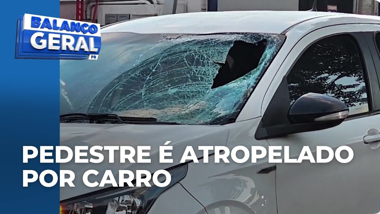 Motorista alcoolizado atropelada homem na fixa de pedestre e deixa em estado grave, no PR