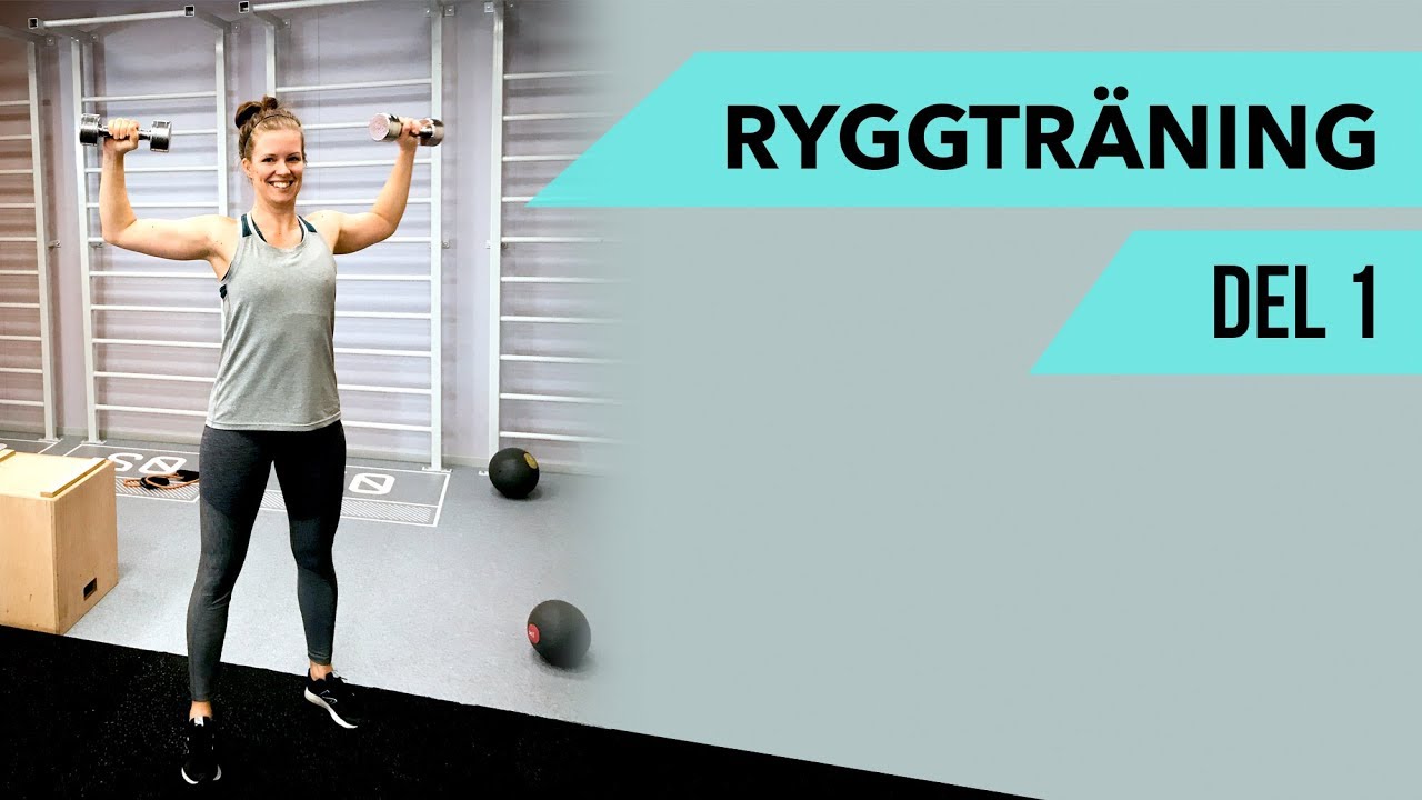 RYGGTR&Auml;NING DEL 1 - varf&ouml;r b&ouml;r man tr&auml;na ryggen?