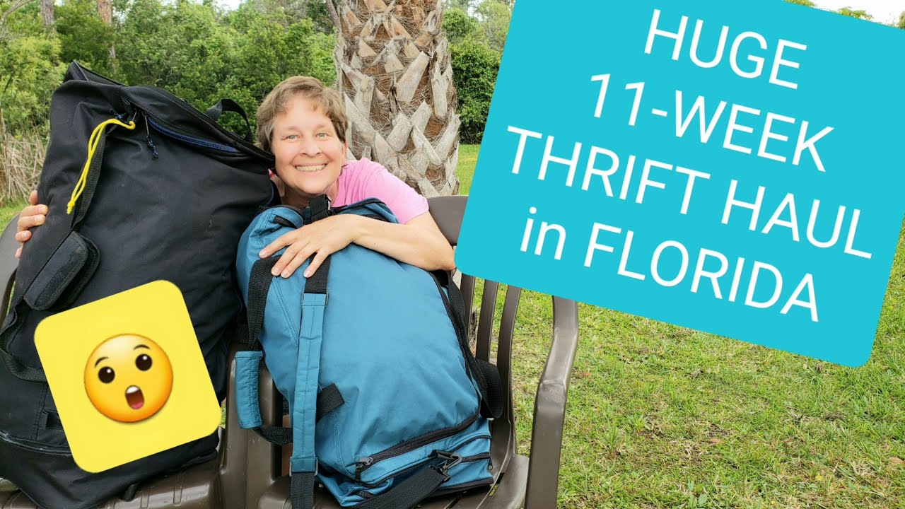 My HUGE Florida Thrift Haul Adventure!!! 11-Weeks of Thrifting Entertainment!