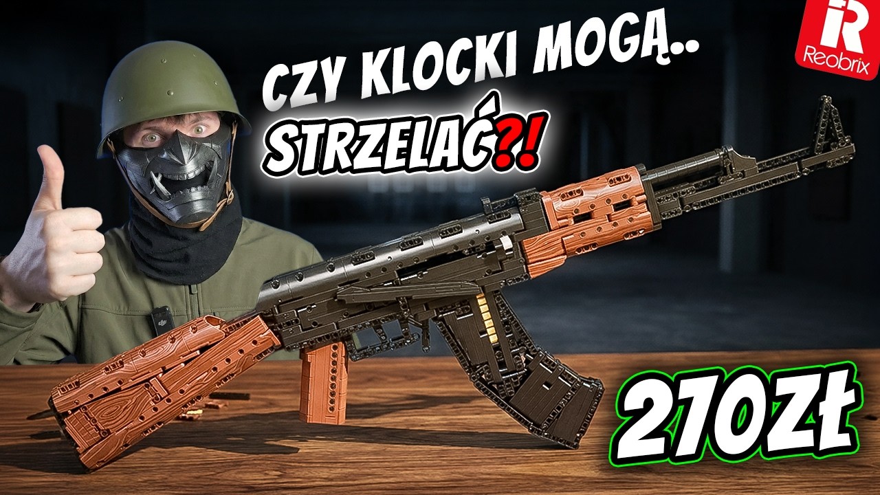Kałach z klock&oacute;w? - Co może p&oacute;jść nie tak? 😂 Reobrix Ak-47