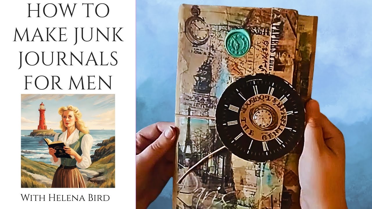 How to Make Junk Journals For Men | Masculine Journal Theme Ideas | Junk Journal Tips & Advice