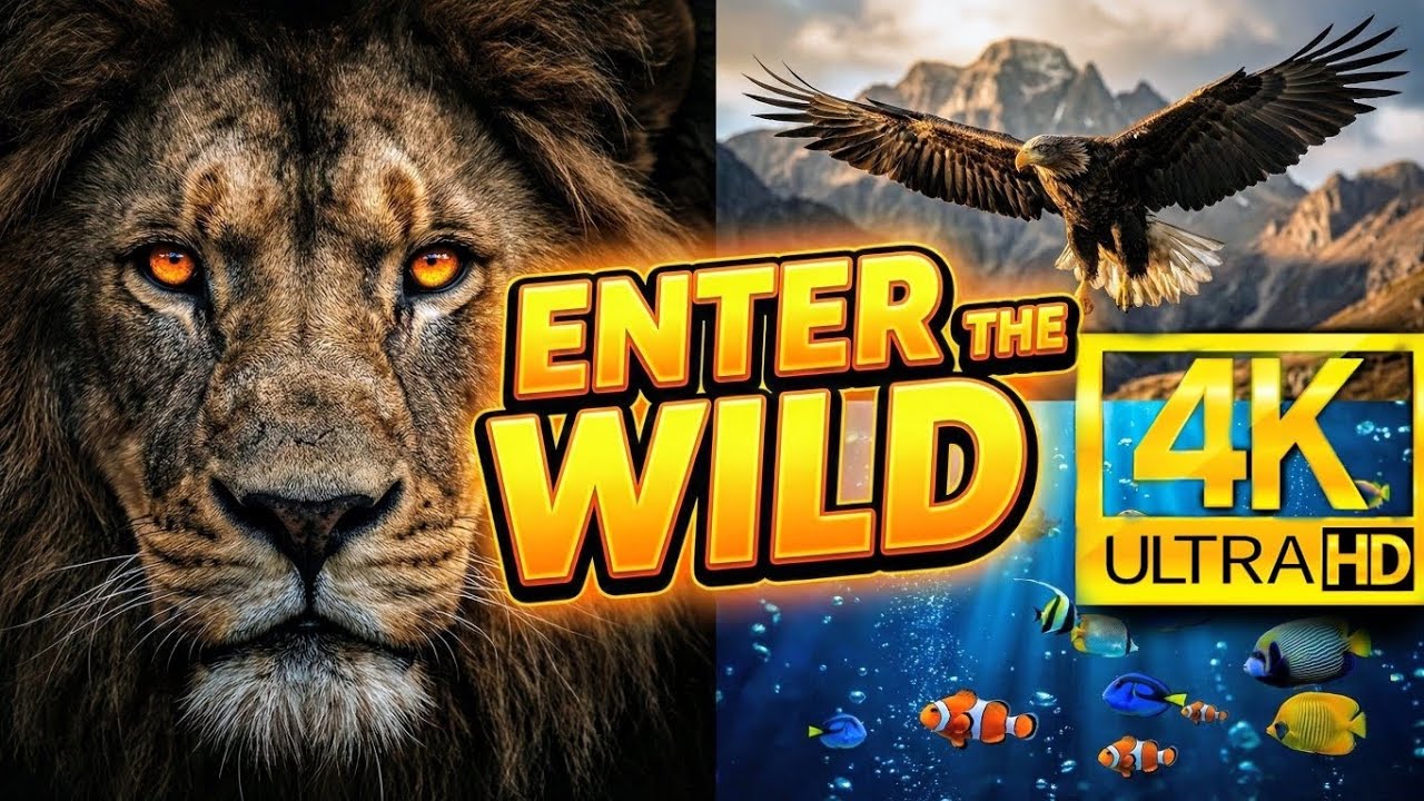 Entrer The Wild Animals • Birds • Fish | Epic Wildlife Intro. 4K