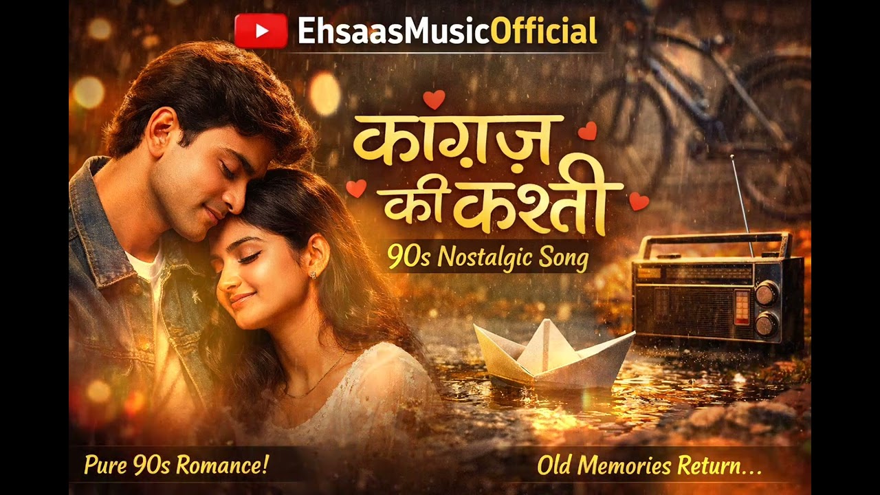 काग़ज़ की कश्ती | 90s Nostalgic Romantic Song | Old Memories | EhsaasMusicOfficial