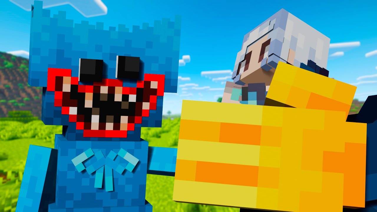HUGGY WUGGY ENTRA EN MI MUNDO DE MINECRAFT 💀🍓