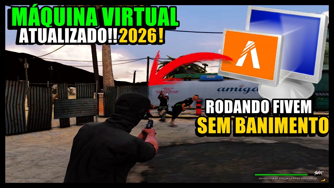 ATUALIZADO 2026!! MELHOR MÁQUINA VIRTUAL PARA JOGAR FIVEM & GTA 5 (PC GAMER VIRTUAL) SEM DELAY