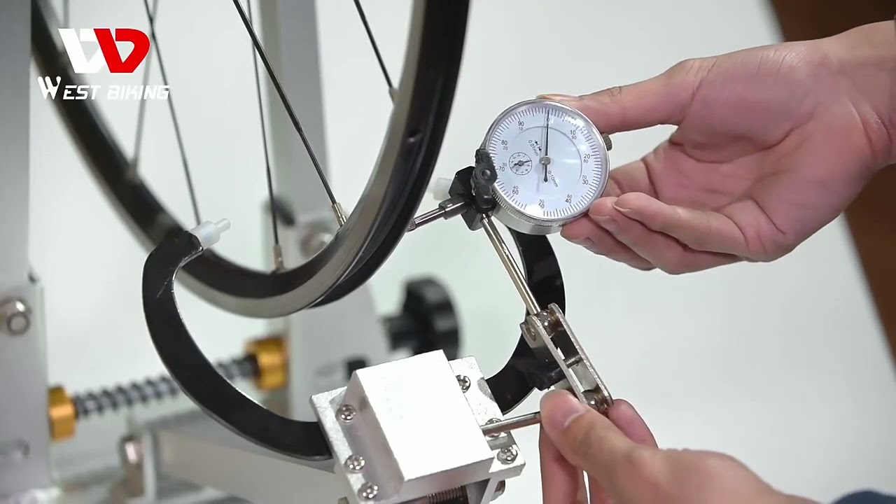 QR Bicycle Wheel Truing Stand For 16" to 29"/700c + 1 Indicator Dial Gauge. www.dcbikes.com.sg