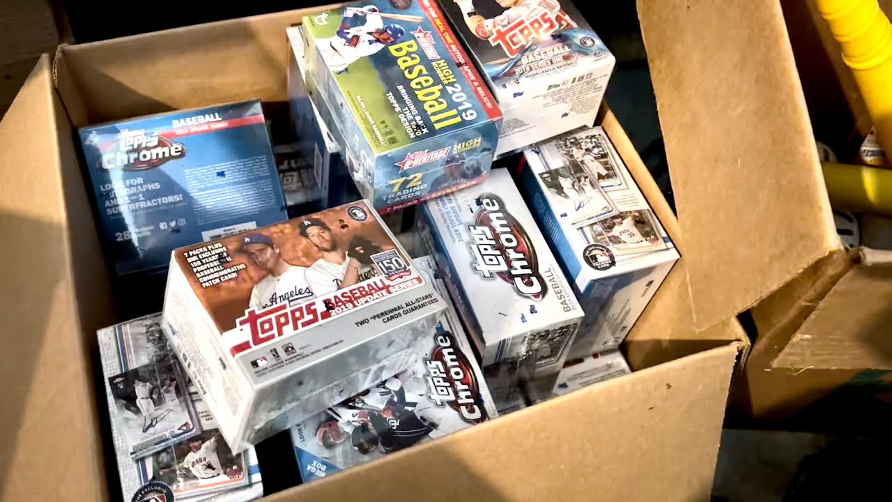 I FOUND A BUNCH OF OLD BOXES FROM 2018-2019 IN MY GARAGE!