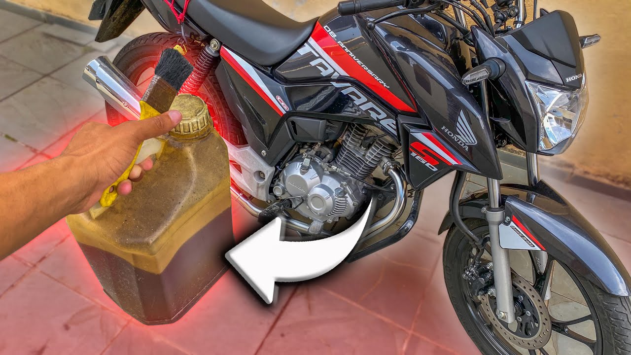 COMO LAVAR MOTOR DA MOTO COM DIESEL 