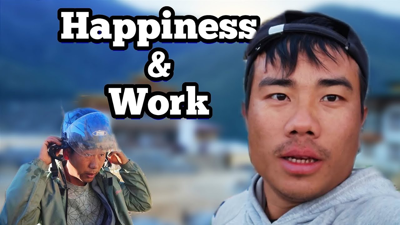 Enjoying with happiness and work. 