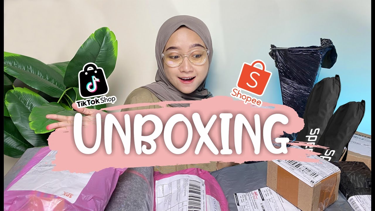 UNBOXING PAKET Part 2 | BELANJA DI SHOPEE & TIKTOK | Temenin aku buka paket lagi yukk!!