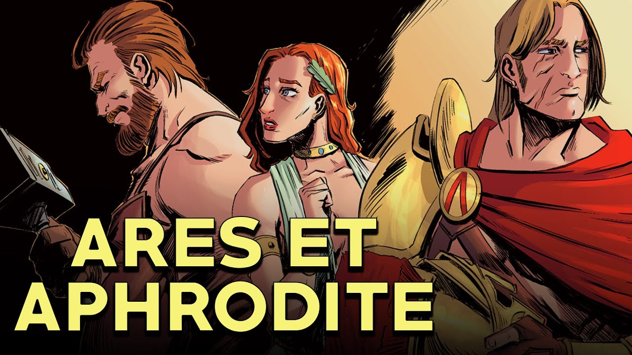 Arès et Aphrodite - Piège d'Héphaïstos (Vénus et Mars) - Mythologie Grecque en Bandes Dessinées