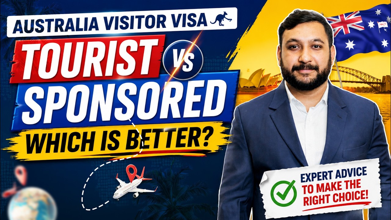 Tourist or Sponsored Family Visa? Aus Visitor Visa Explained! Which one has better approval chance?