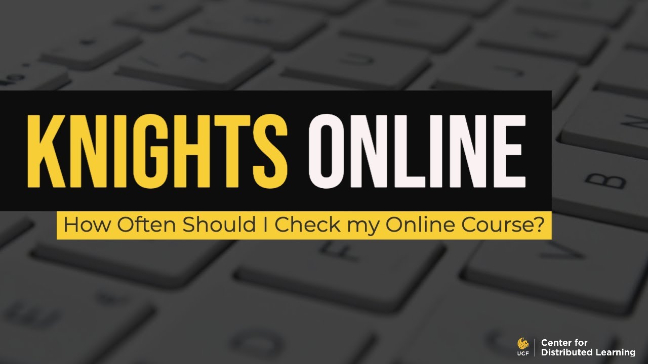 How Often Should I Check my Online Course?