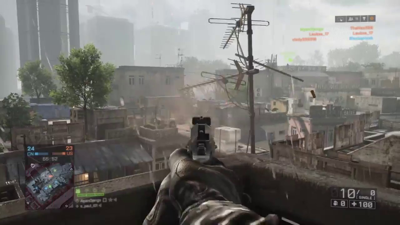 Battlefield 4 CZ-75 Gameplay