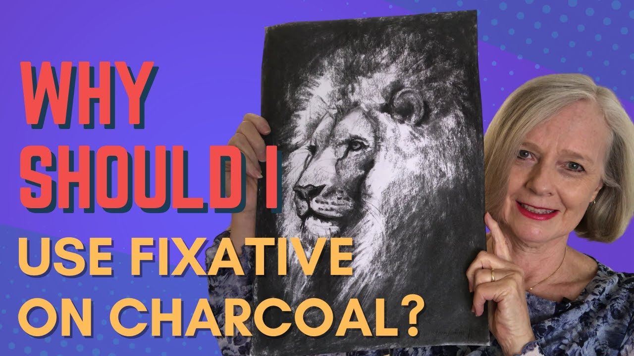 Ninja Art Tip #113: Why Should I Use Fixative on Charcoal?