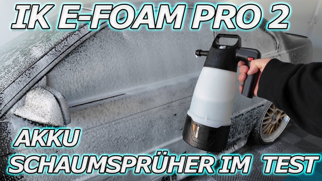 Der erste ehrliche Test zum IK eFoam Pro 2! Schafft man damit ein ganzes Auto? Vor- und Nachteile