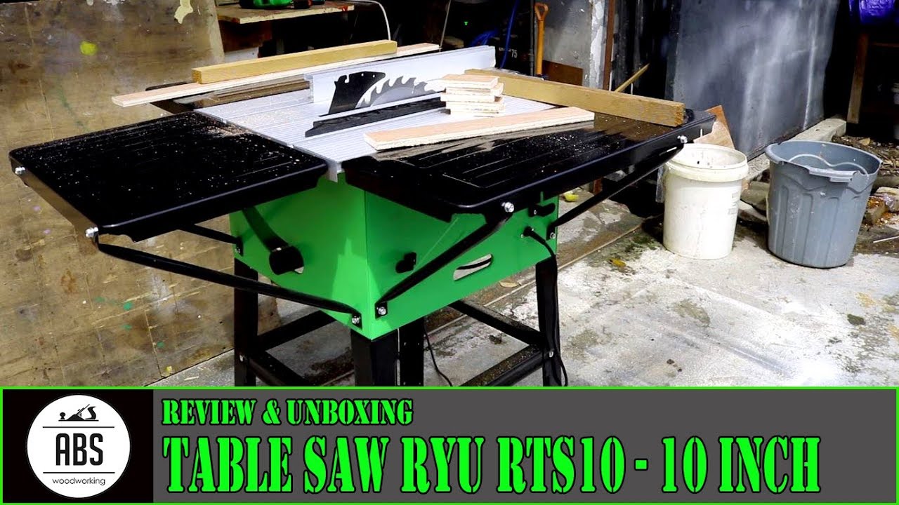 Table saw RYU RTS10 - Unboxing||Review||Test Cut - INDONESIA