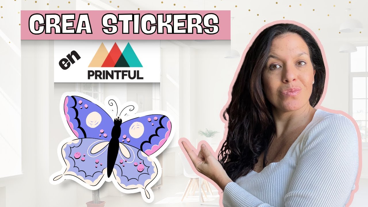 Crea tus STICKERS o PEGATINAS en PRINTFUL. Paso a paso!