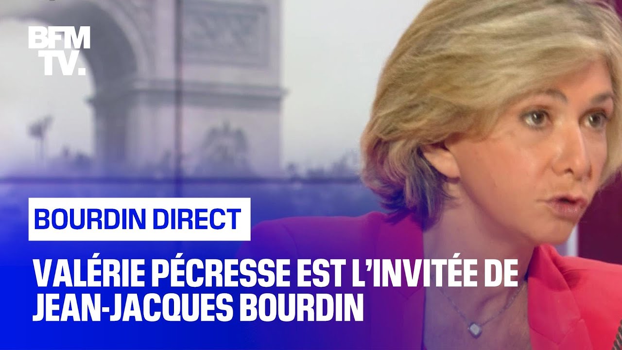 Val&eacute;rie P&eacute;cresse face &agrave; Jean-Jacques Bourdin en direct