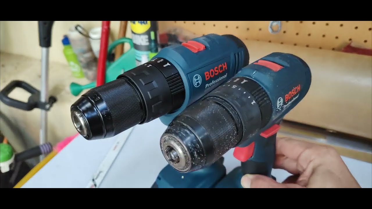 Qual a diferença entre as parafusadeiras da Bosch lançamento GSB 183li e a GSB 185li GSB 180li