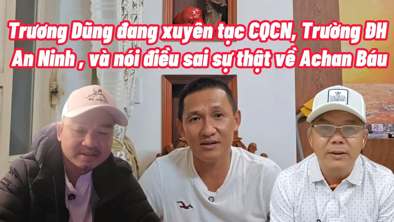Ngài Lam phản biện Trương Dũng nghe chỉ biết câm lặng