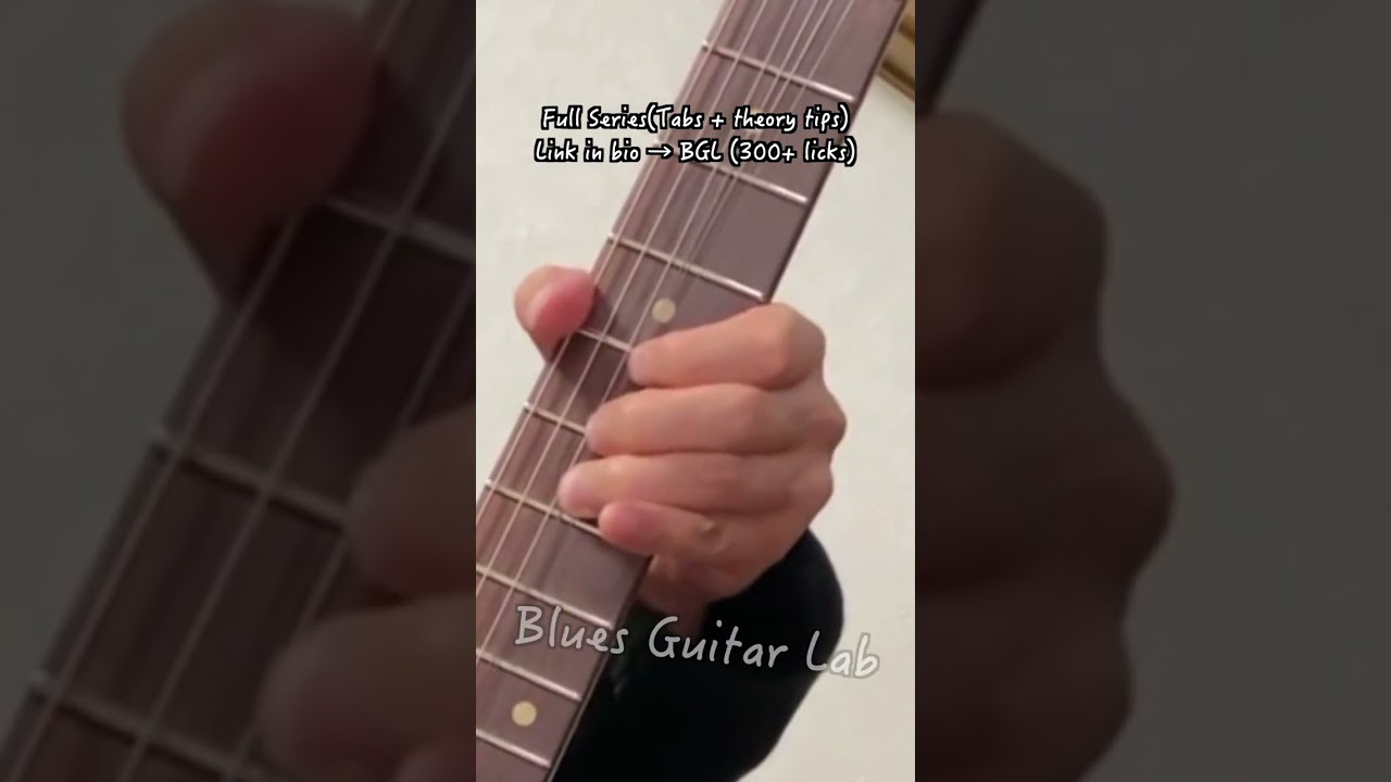 Albert King Lick 2 from Blues Power | Full Series(TAB + Theory Tips) → Link in bio → BGL