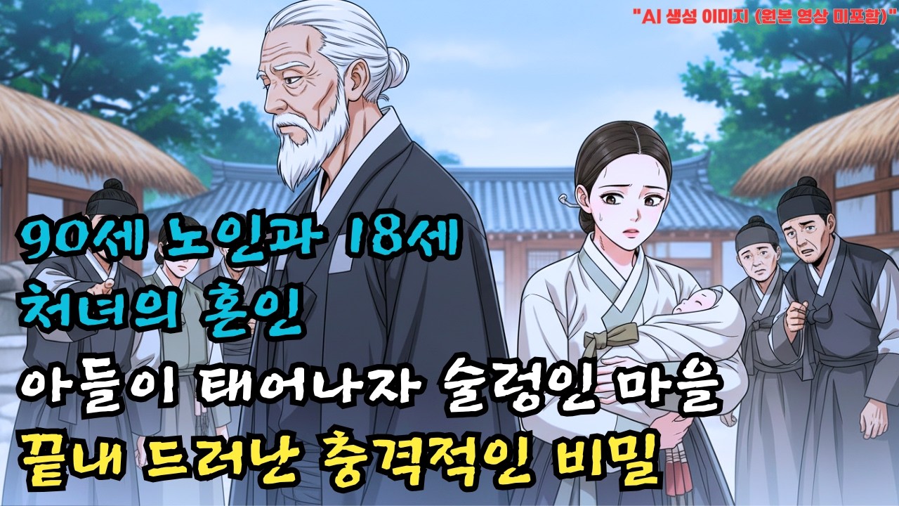 90세 노인과 18세 처녀의 혼인, 아이가 태어나자 마을이 뒤집힌 이유 | 야담 |옛날이야기 |민담 |전설 | 설화