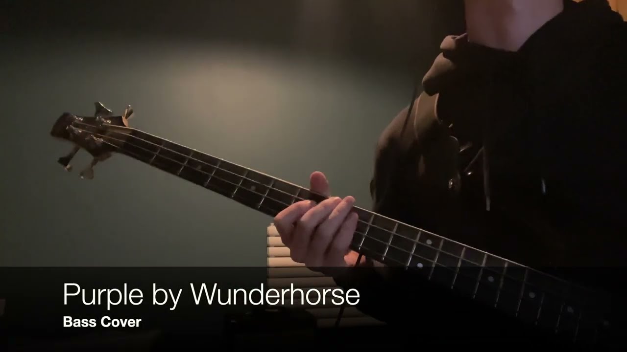 Purple By Wunderhorse (Bass Cover)