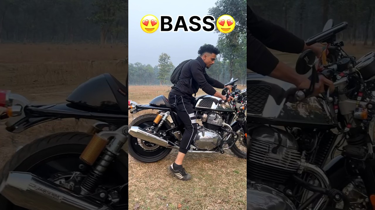 Continental Gt 650 Loud Exhaust 😍💥 #gt650 #animal #shorts #exhaust #thefitrider77