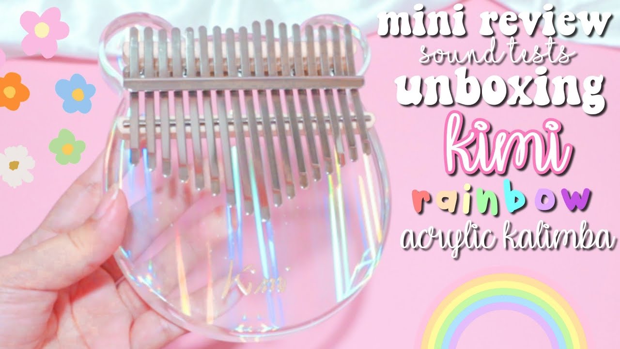 Unboxing my new Kimi Rainbow Acrylic Kalimba! ♡ | What's the difference with the old Kimi?