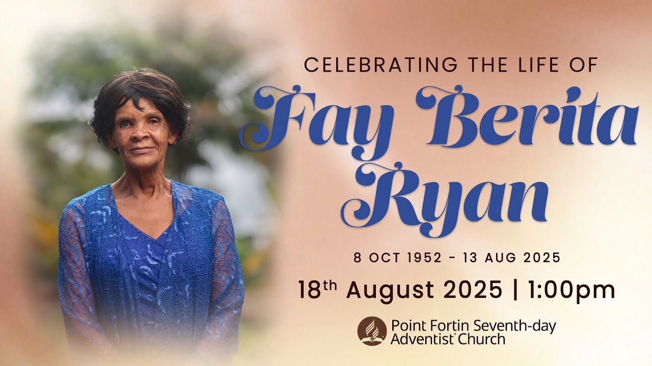 Celebrating the Life || Fay Berita Ryan || Monday 18th August 2025 || 1:00 pm