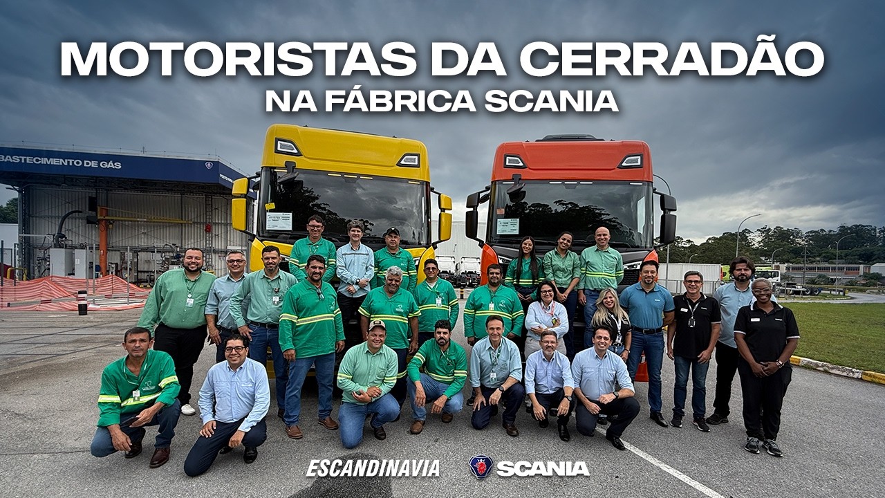 LEVAMOS OS MOTORISTAS DA CERRADÃO À FÁBRICA SCANIA! | Escandinavia Véiculos
